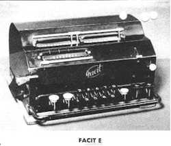 Facit E  1934-1939